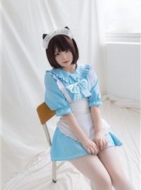 Guchuan No.060 blue kitten maid(6)